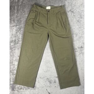 Aime Leon Dore Pants Women's XS Green Pleated Trousers‎ Military Army